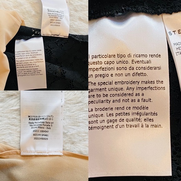 [Stella McCartney] Edith Black Corded Lace Bodycon Mini Dress - ASO Emma Watson - Picture 15 of 16